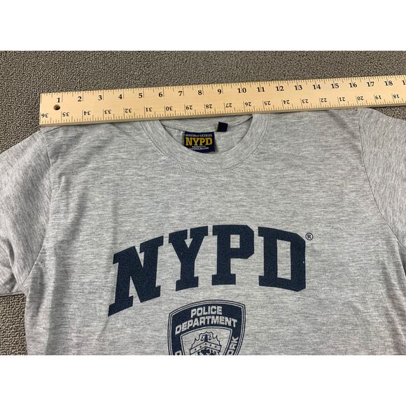 Officially Licensed NYPD Men M Shirt Torkia International Cotton Top Of The Rock - Picture 4 of 8